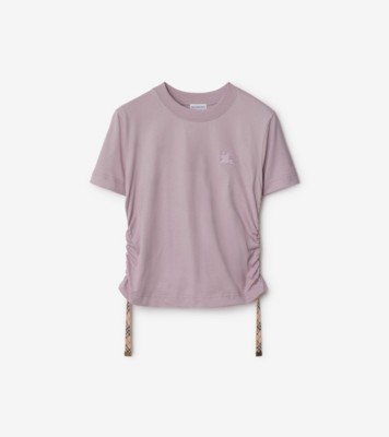 Festival Cotton T-shirt in Wisteria - Women | Burberry® Official