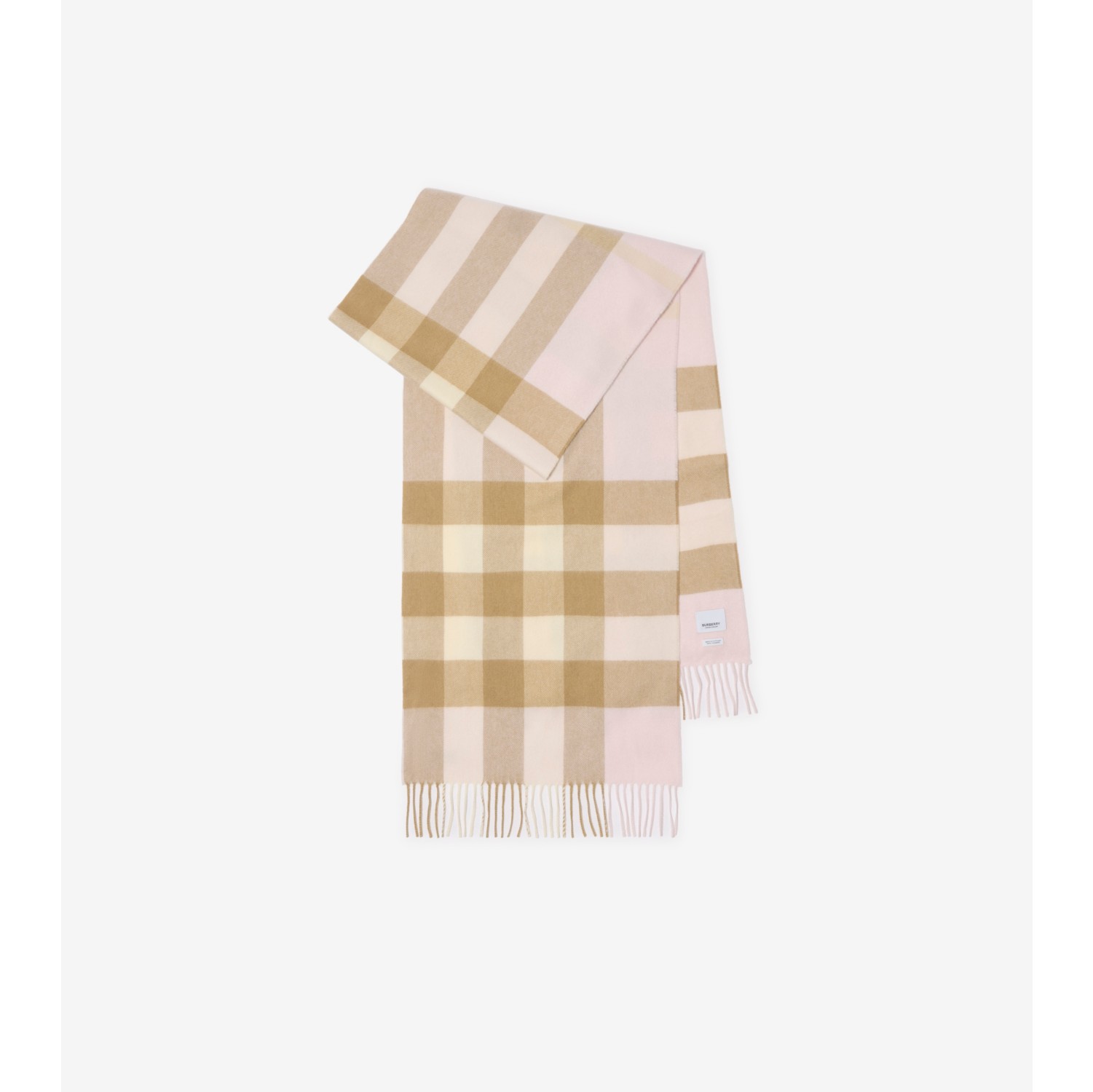 Burberry large classic check cashmere scarf best sale