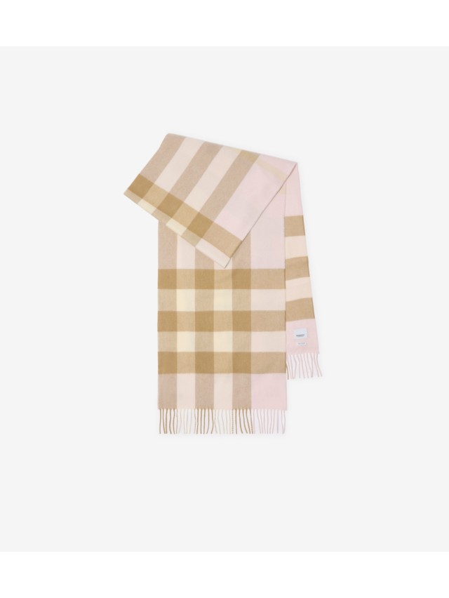 Check Cashmere Scarf