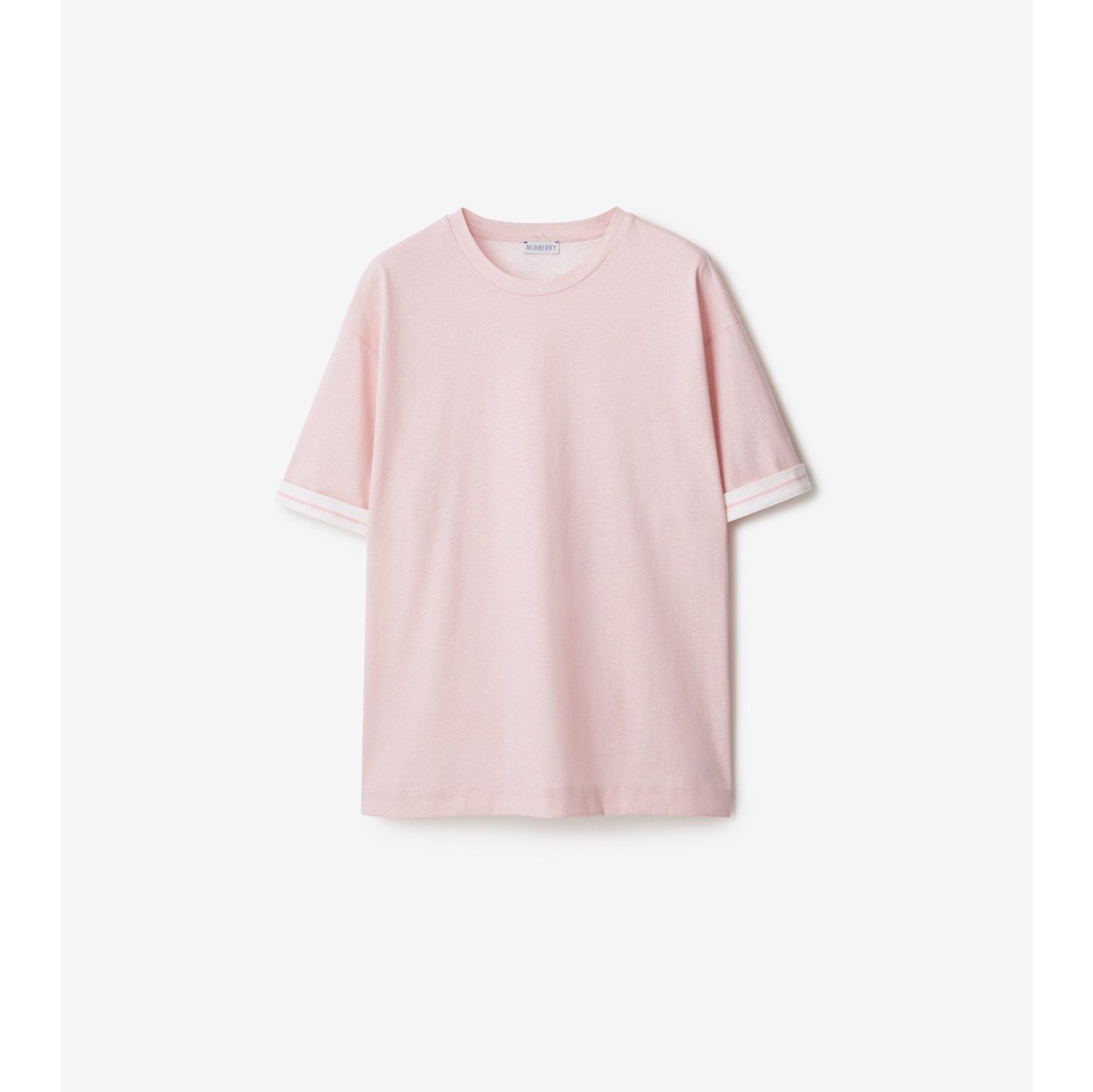 Cotton T-shirt in Cameo - Women | Burberry® Official