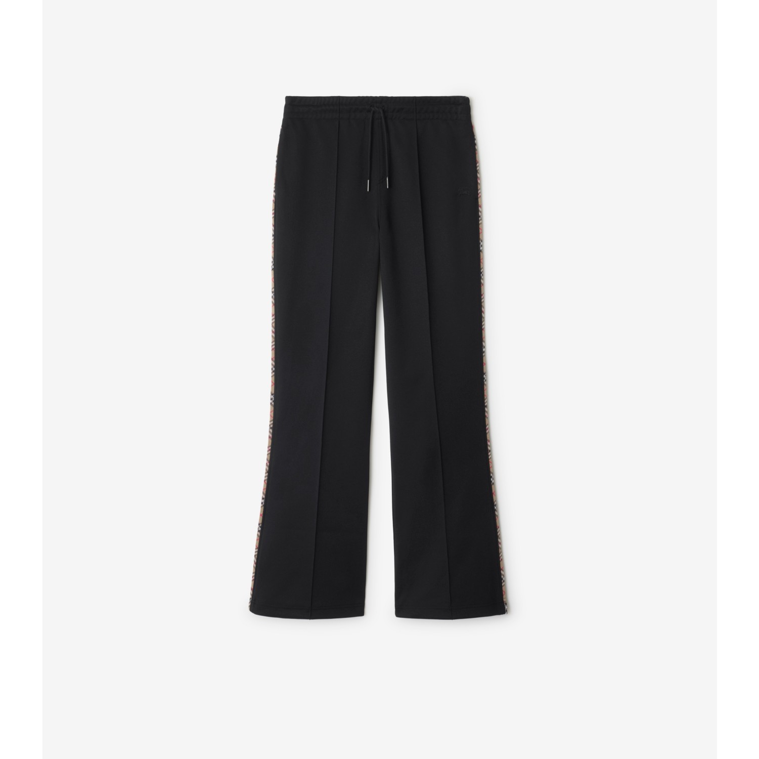 Pantalon de survêtement en coton mélangé Check