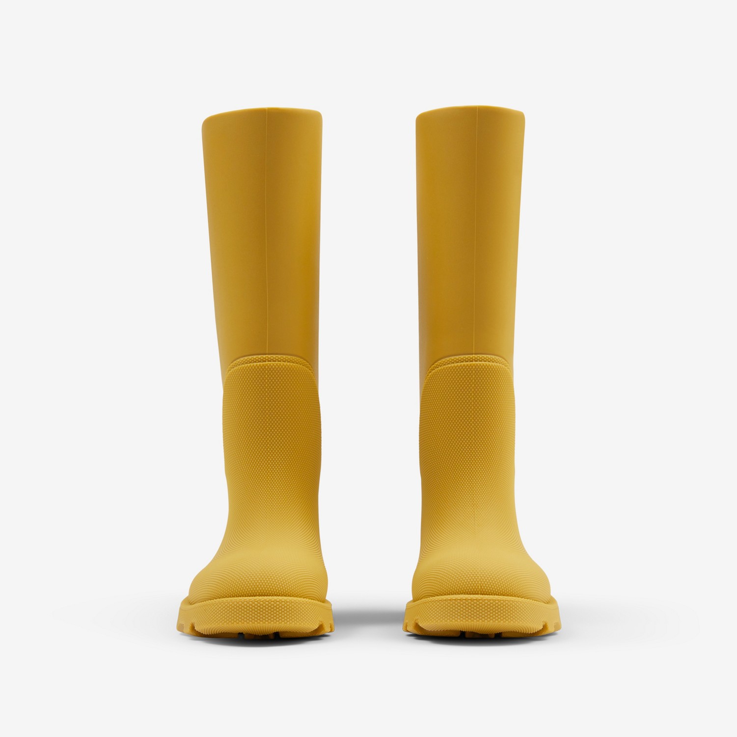 Rubber Marsh Tall Boots in Manilla | Burberry® Official