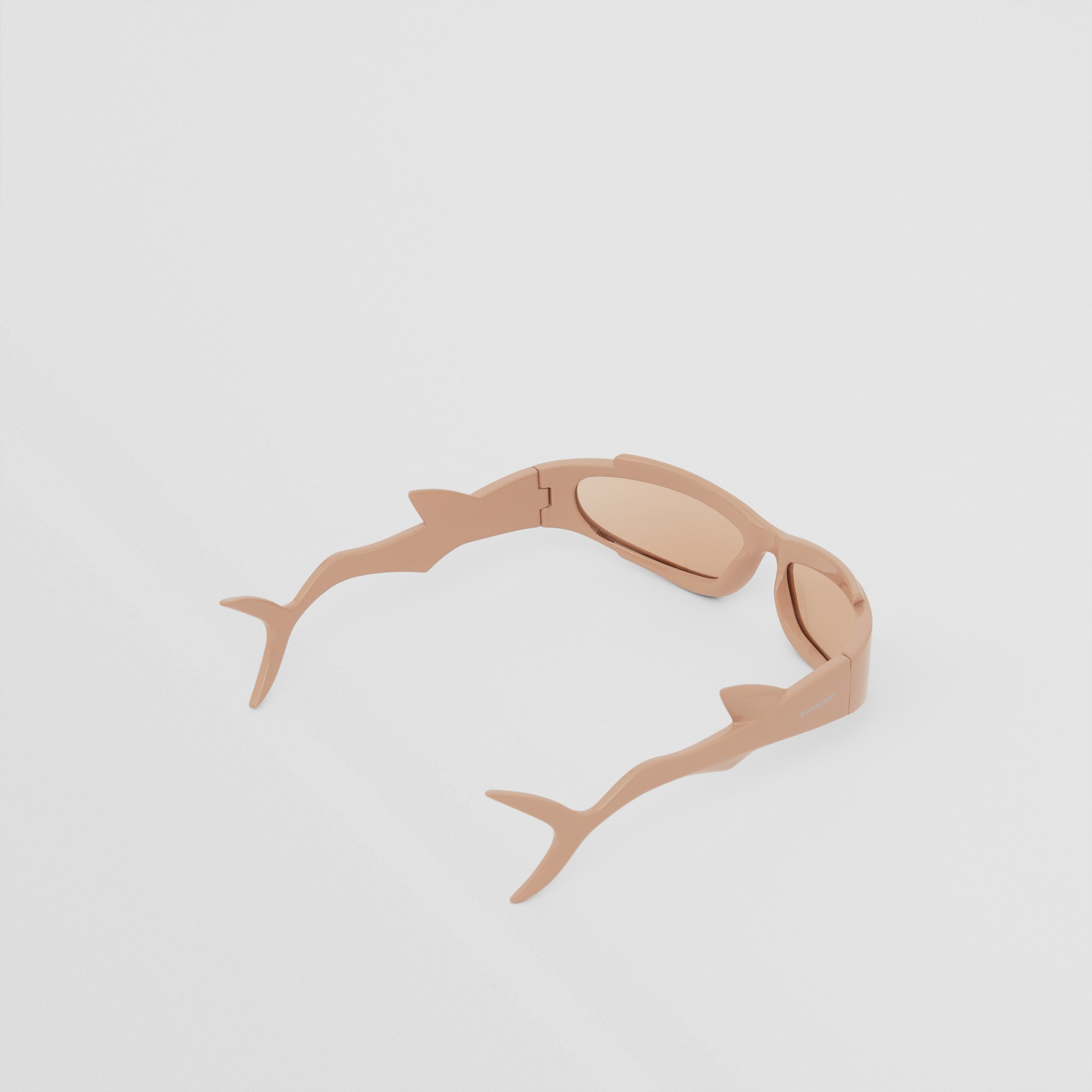 Gafas de sol Turner con montura rectangular (Nude/nude Claro) | Burberry® oficial - 4