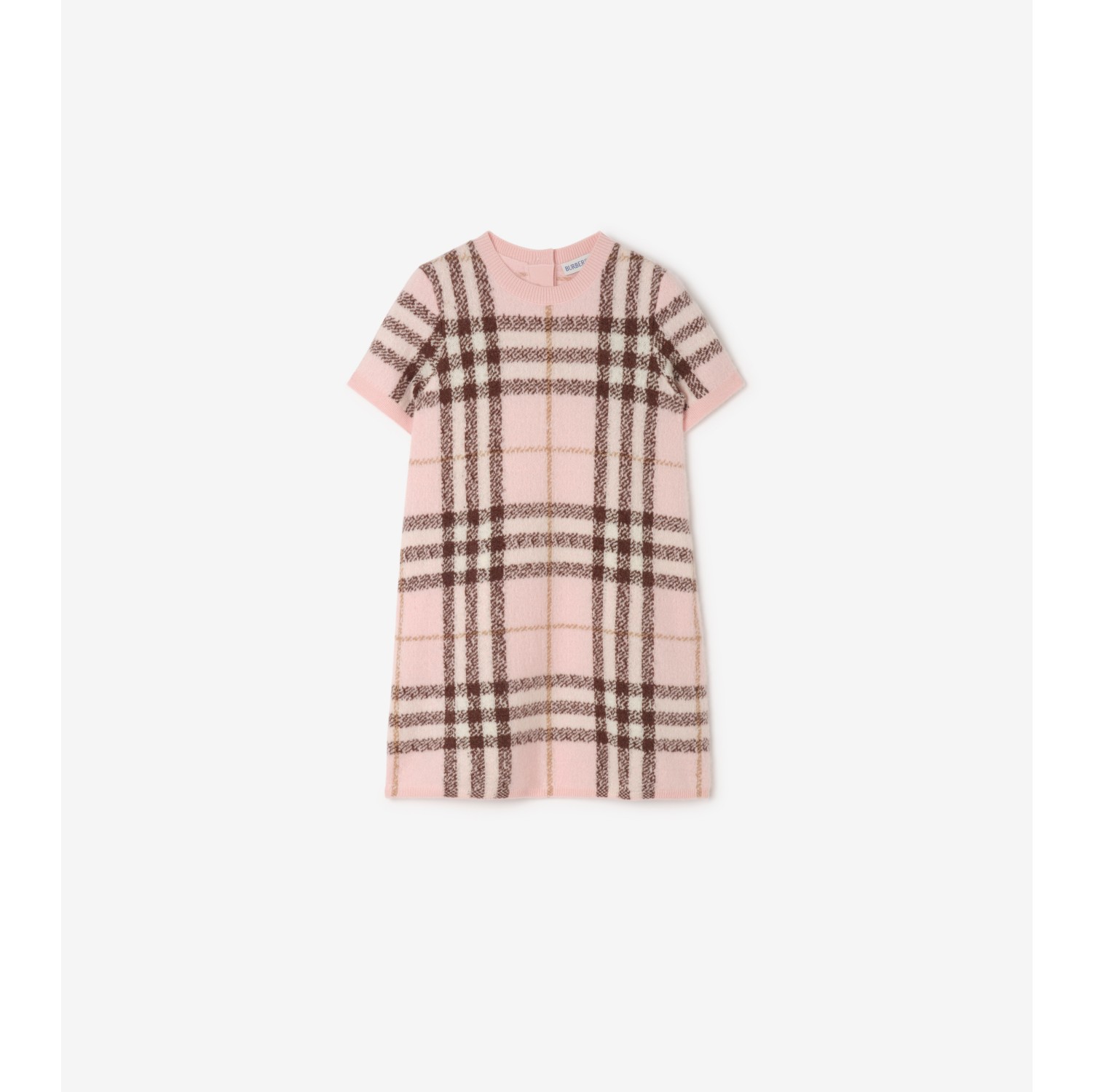 Check Wool Cashmere Dress