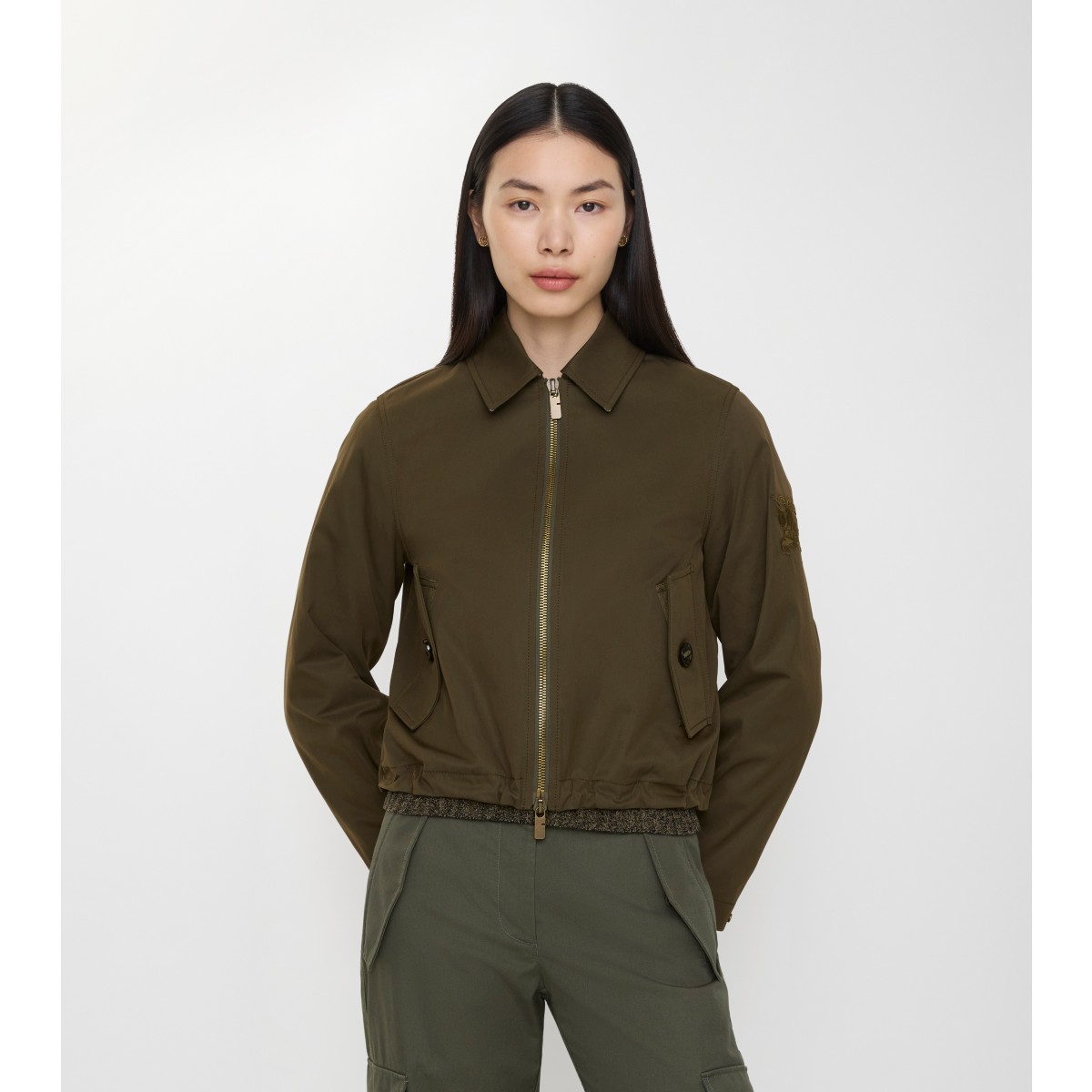  Check Gabardine Jacket