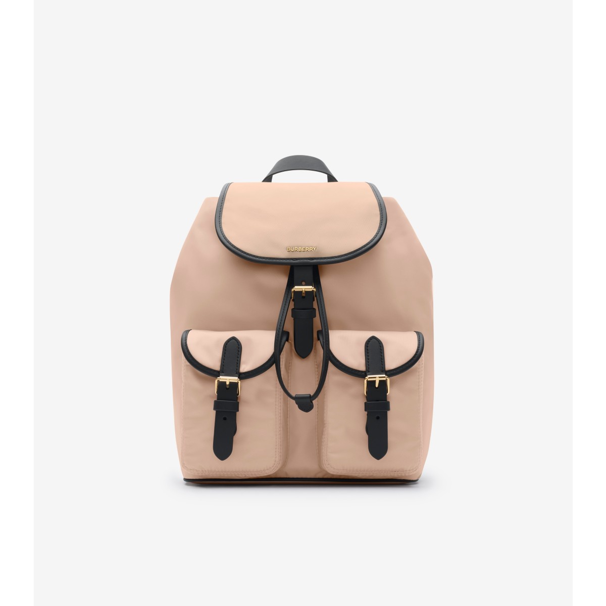 Burberry Nylon Backpack In Pink