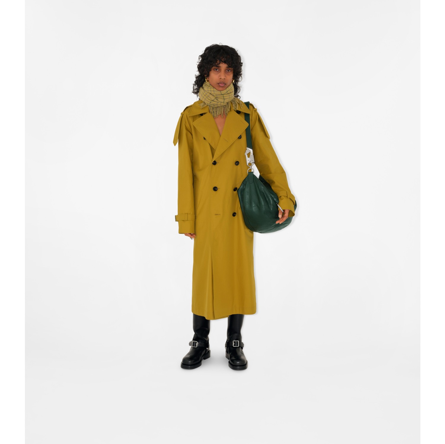 Yellow trench coat on sale womens