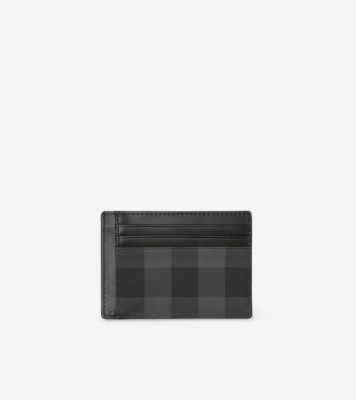 Burberry Check Card Holder with Money Clip