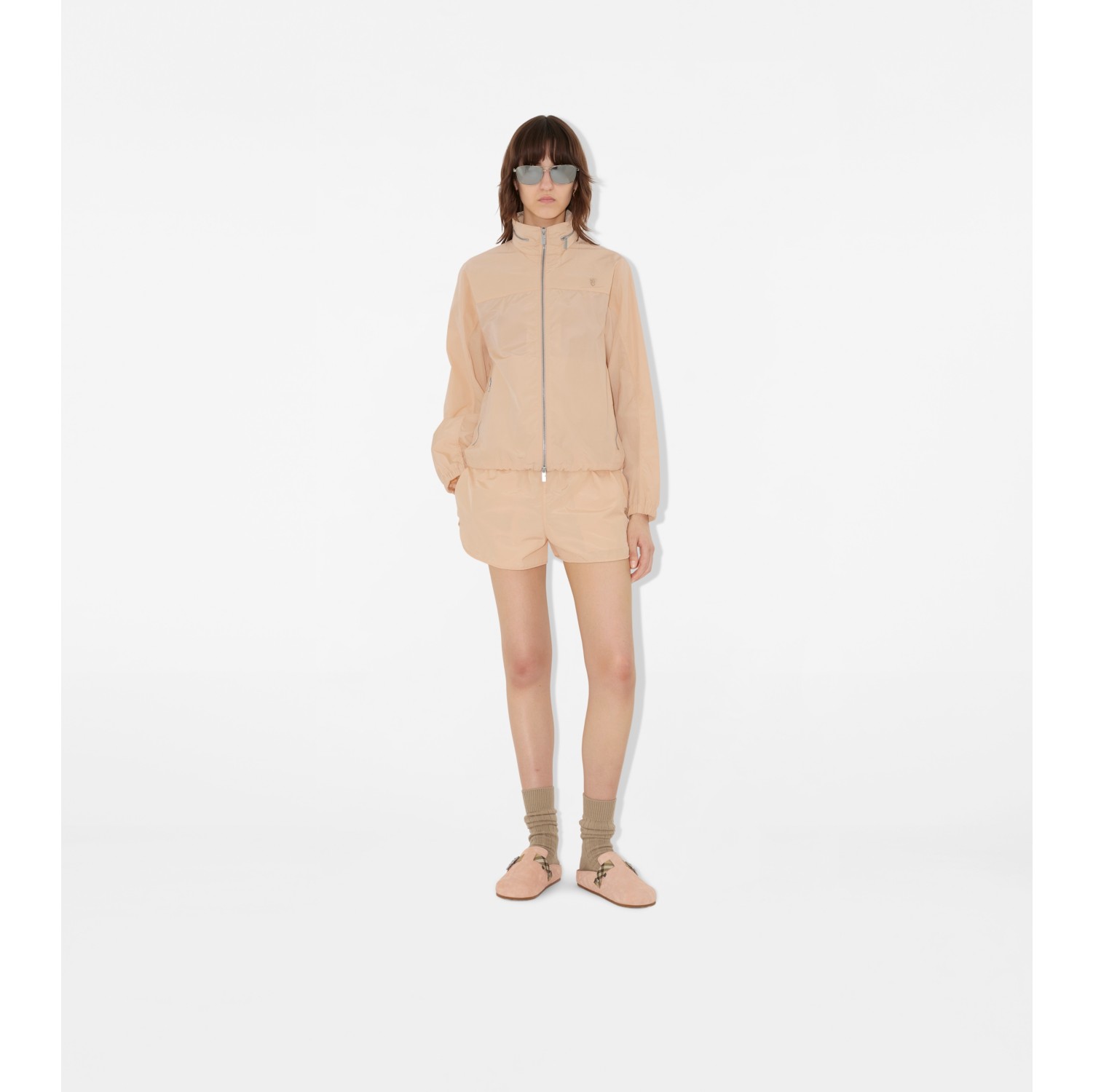 Check Suede Urchin Clogs