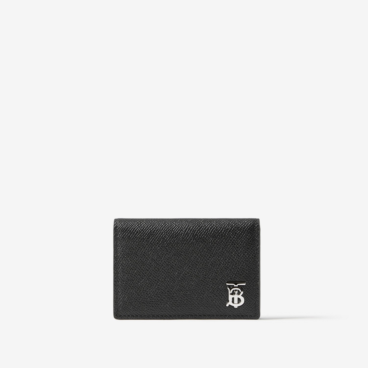 Leather TB Folding Card Case in Black - Men | Burberry® Official