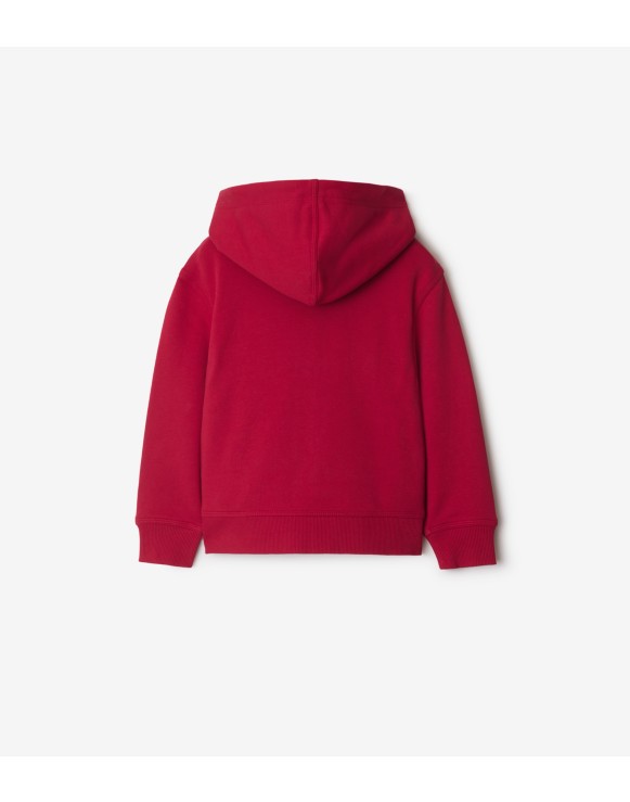 B Snake Cotton Zip Hoodie