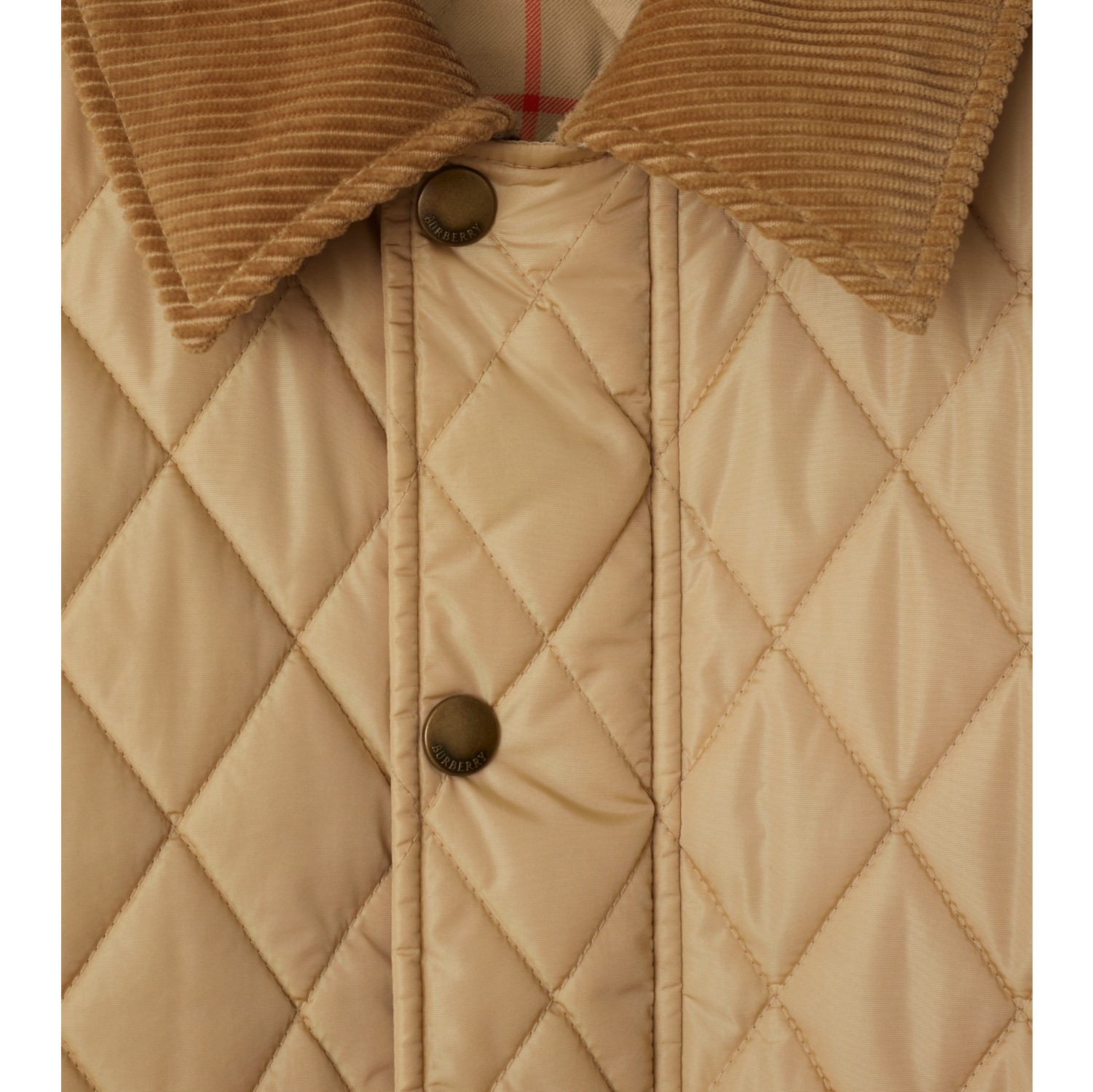 Cropped Quilted Nylon Oldham Jacket