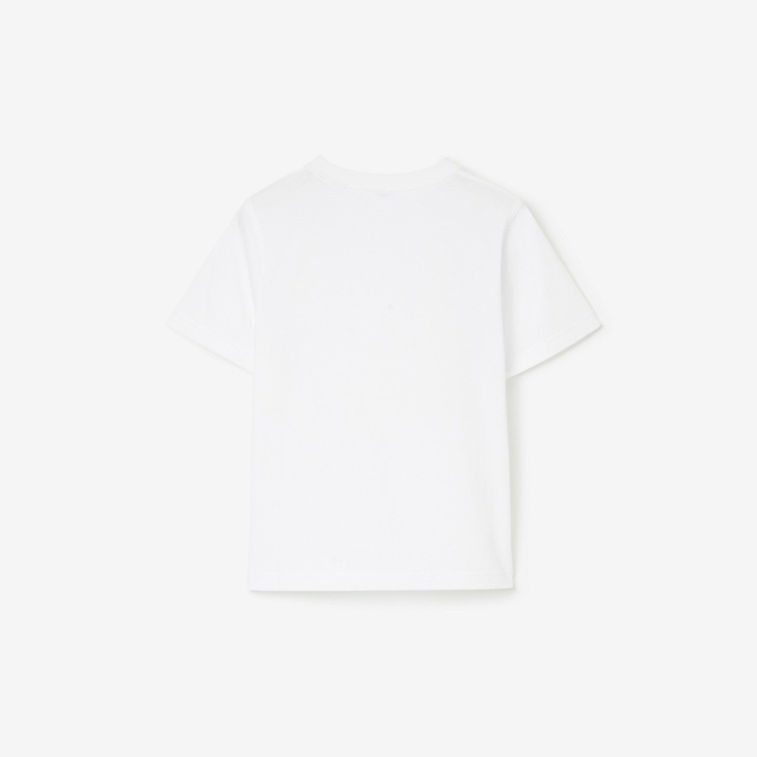 Thomas Bear Cotton T-shirt in White/dark Birch Brown | Burberry® Official