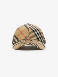 Check EKD Twill Baseball Cap in colour Sand