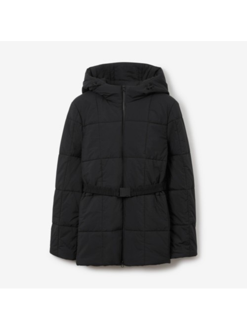 Burberry Ekd Nylon Quilted Jacket In Black