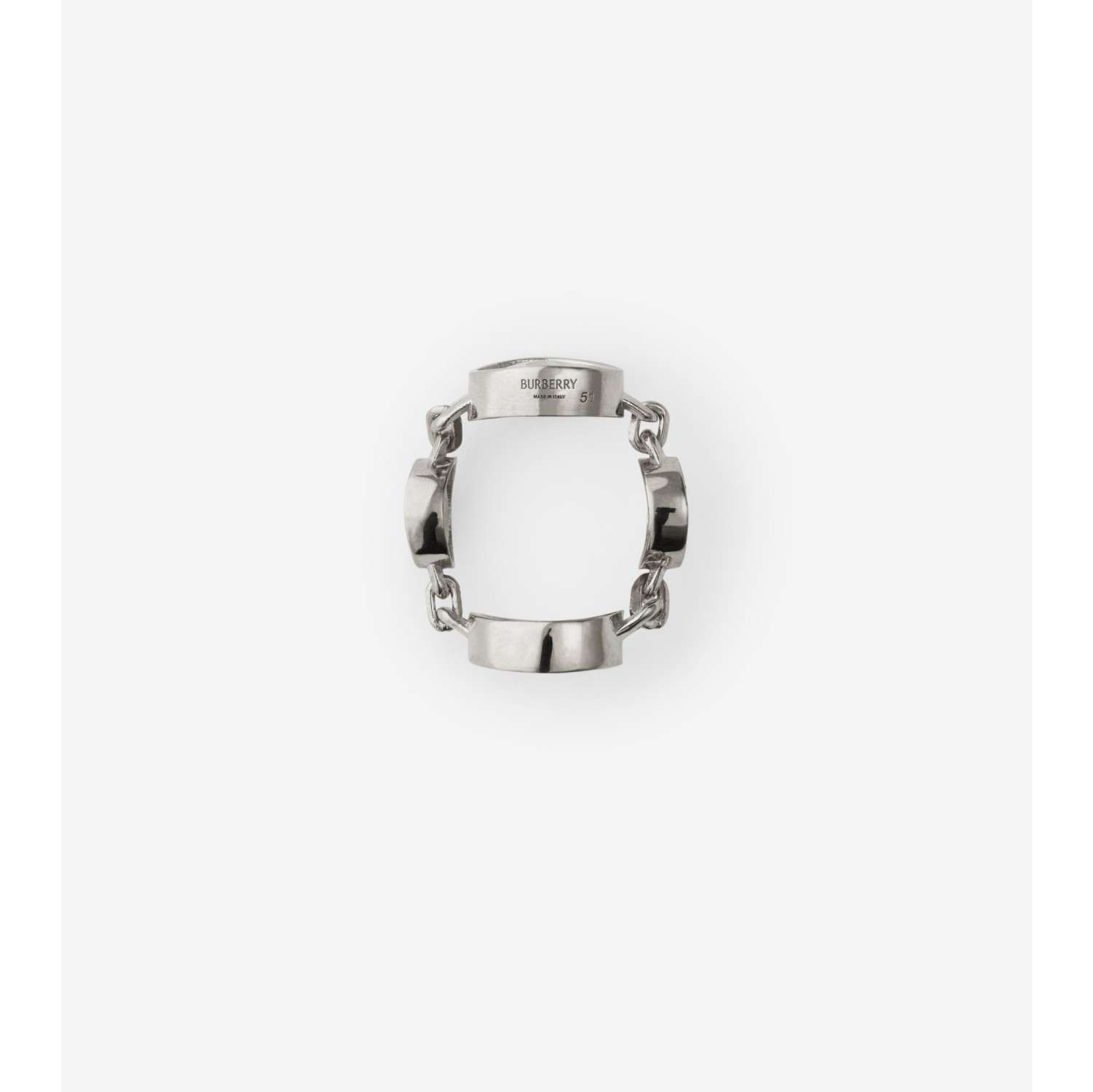 Bague Hollow a medaillons Argent Femme Site officiel Burberry