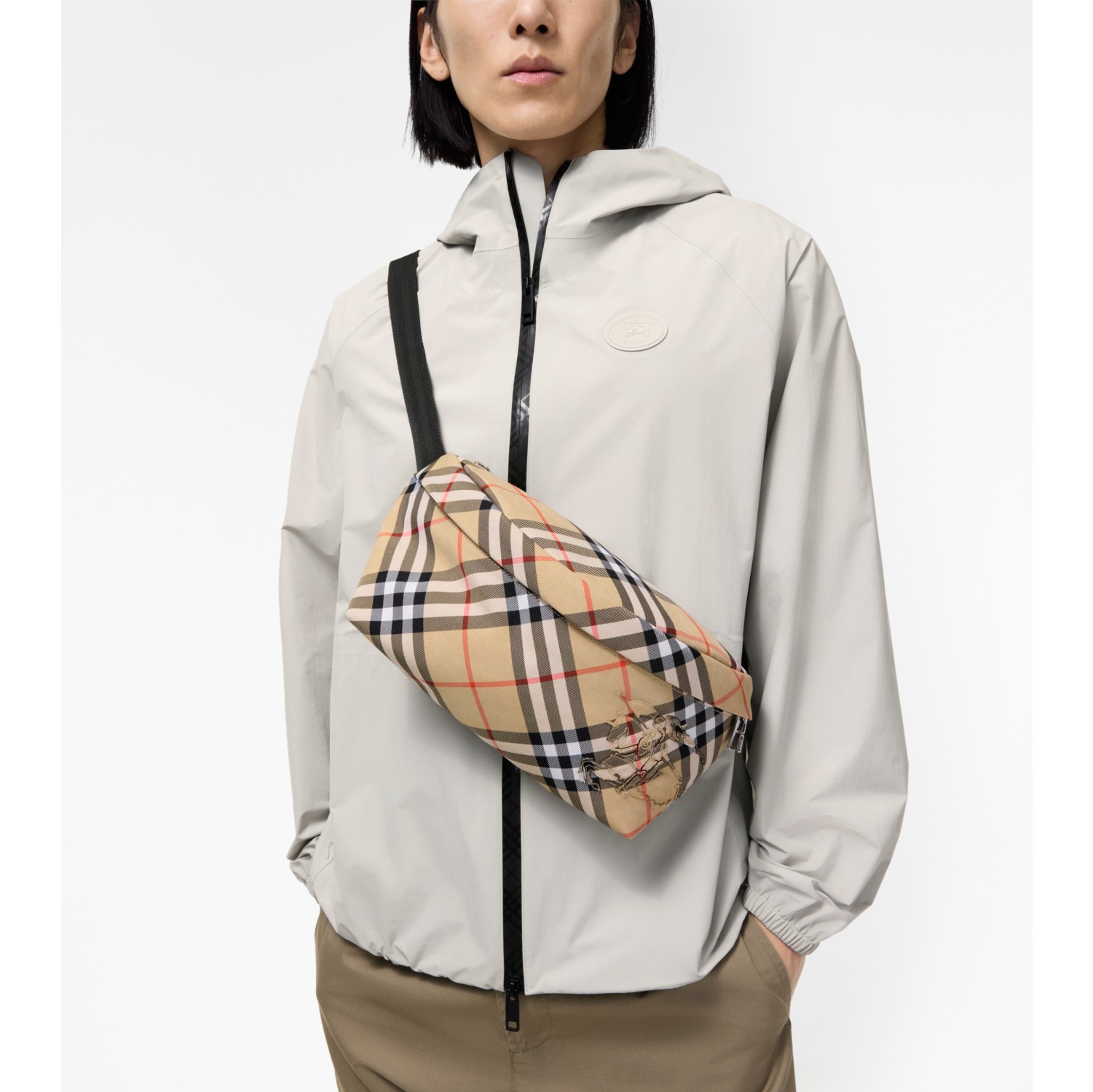 Check Belt Bag