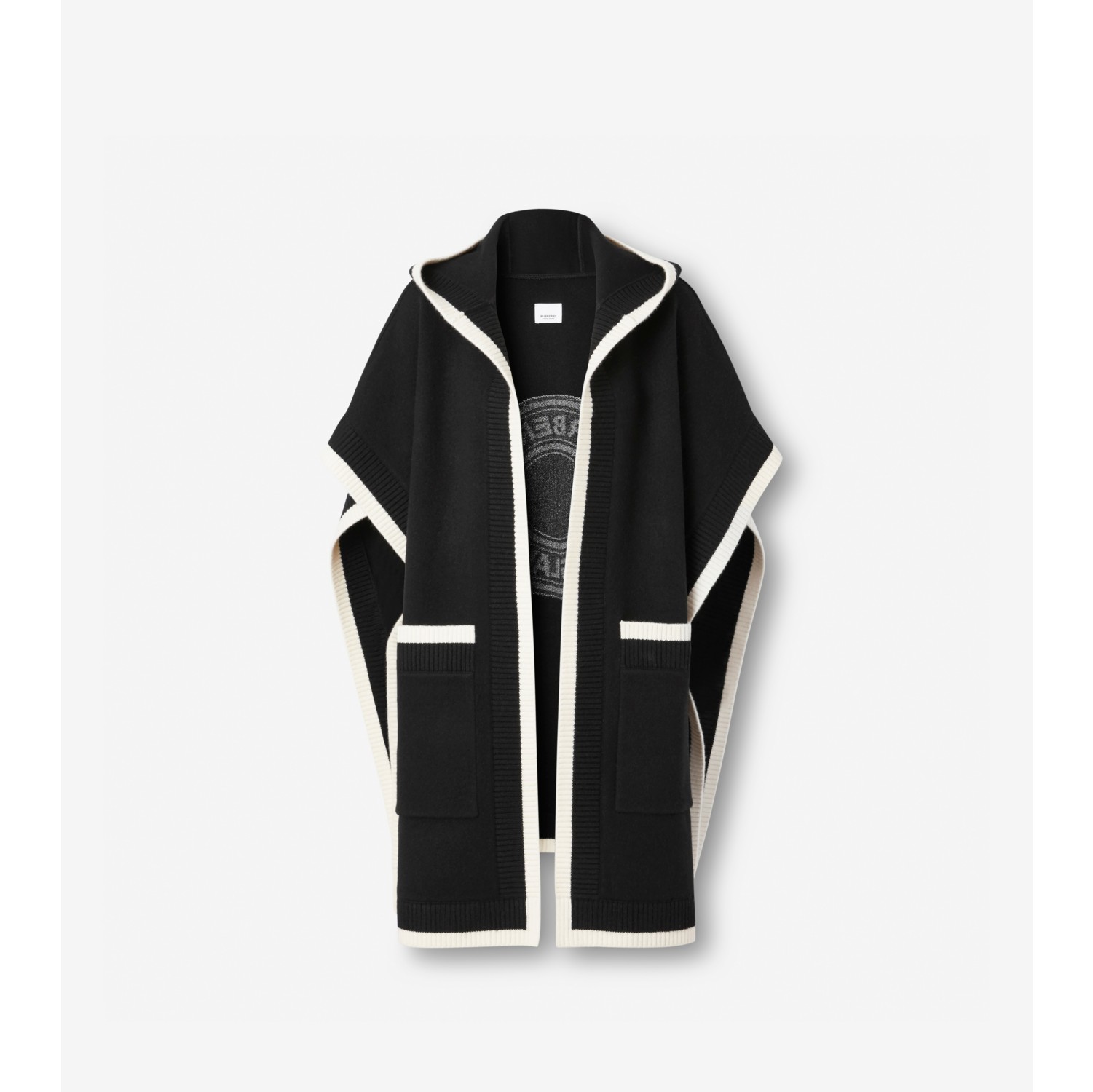 Burberry Logo Hooded Cape