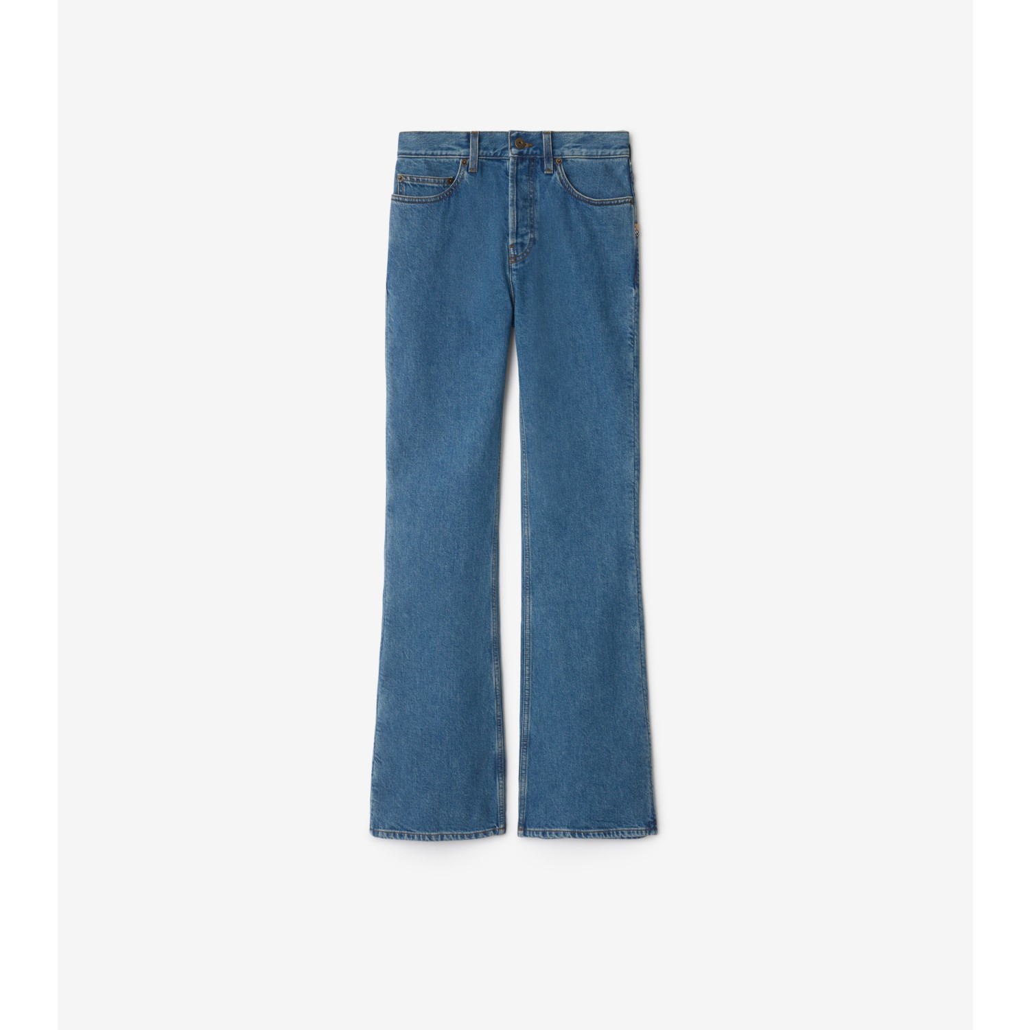 Jeans bootcut a vita alta