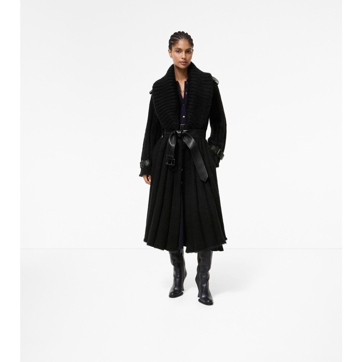  Wool Mohair Silk Coat