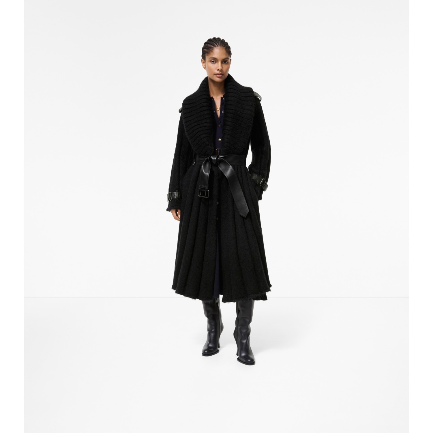 Wool Mohair Silk Coat