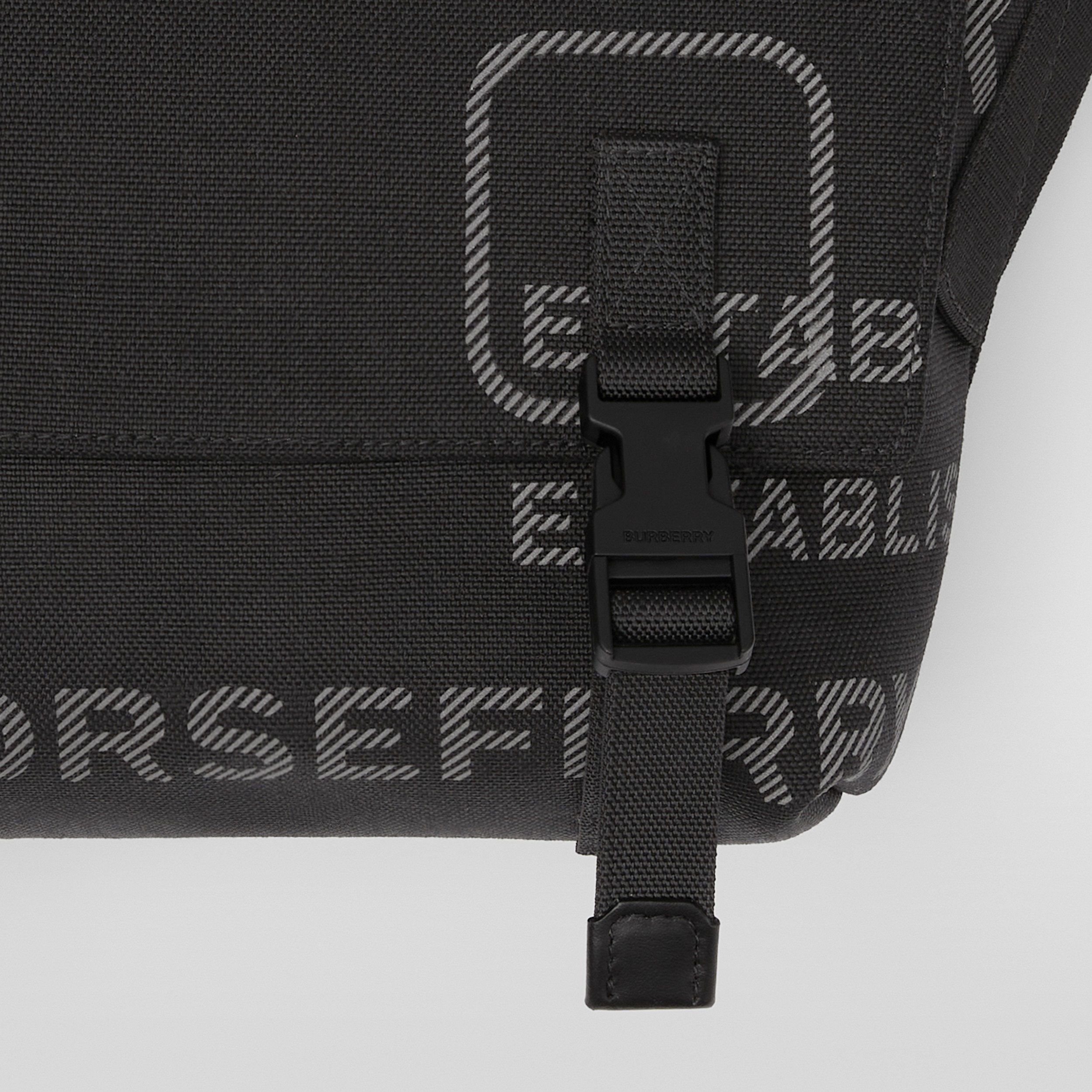 Horseferry Print Nylon Small Lock Bag in Black - Men | Burberry® Official - 2
