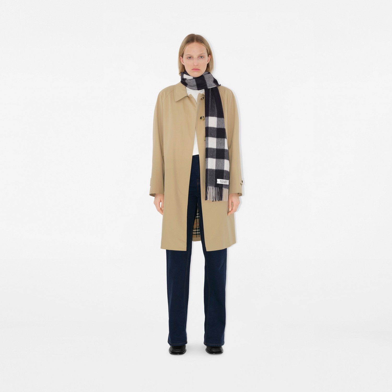 Cachecol de cashmere Check