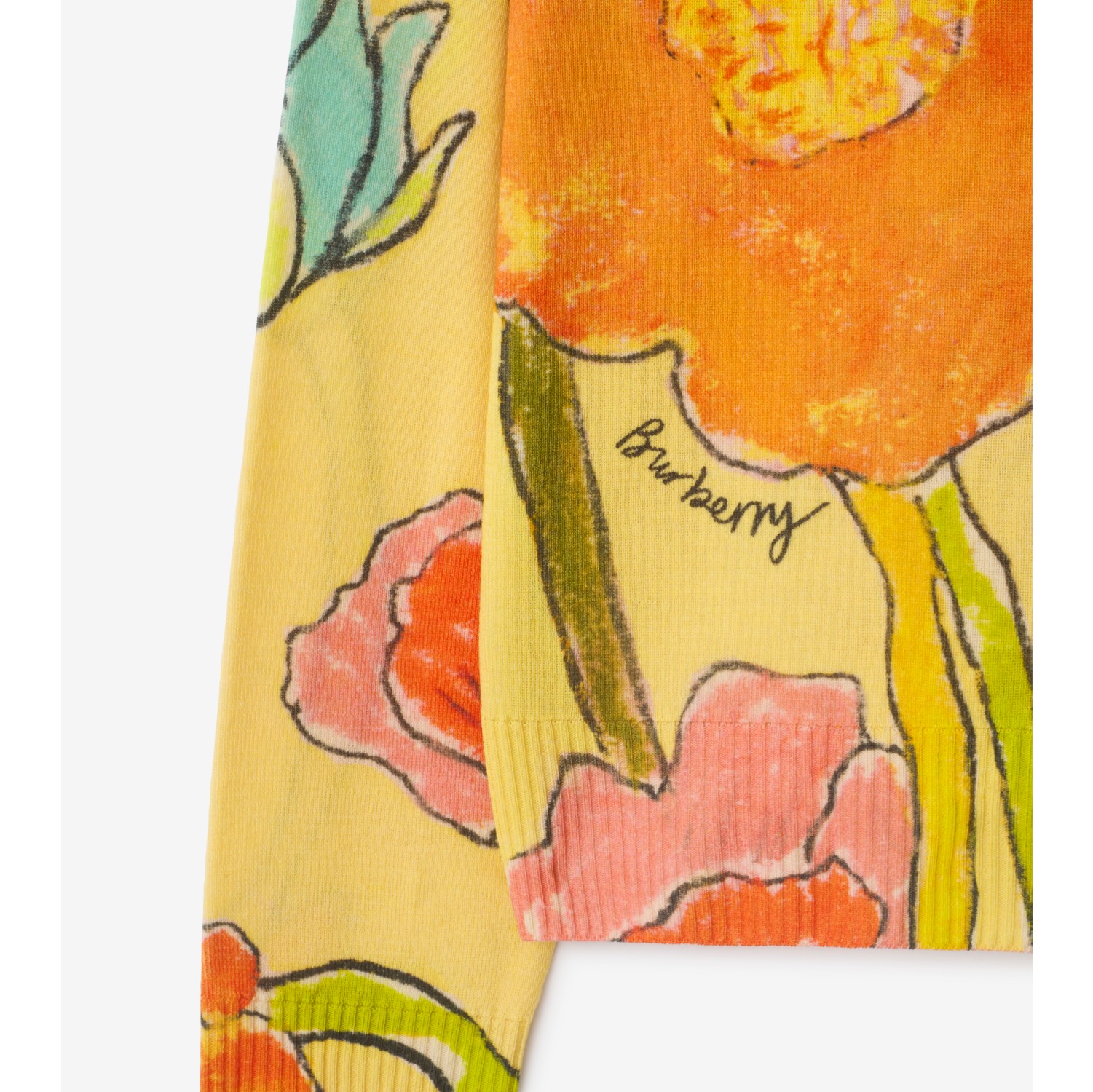 Highgrove Cascading Flowers Wool Sweater