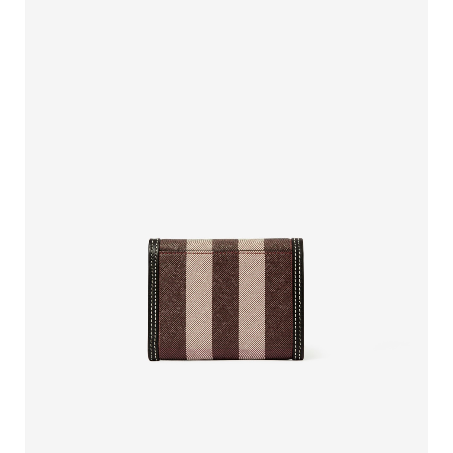 Dark Birch Burberry Wallet in Saffiano Leather