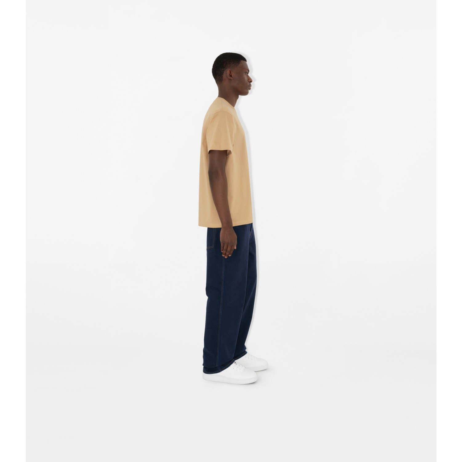 【関税込み】Burberry ベージュ EKD Tシャツ Burberry Beige short-sleeved T-shirt with EKD print | TheDoubleF