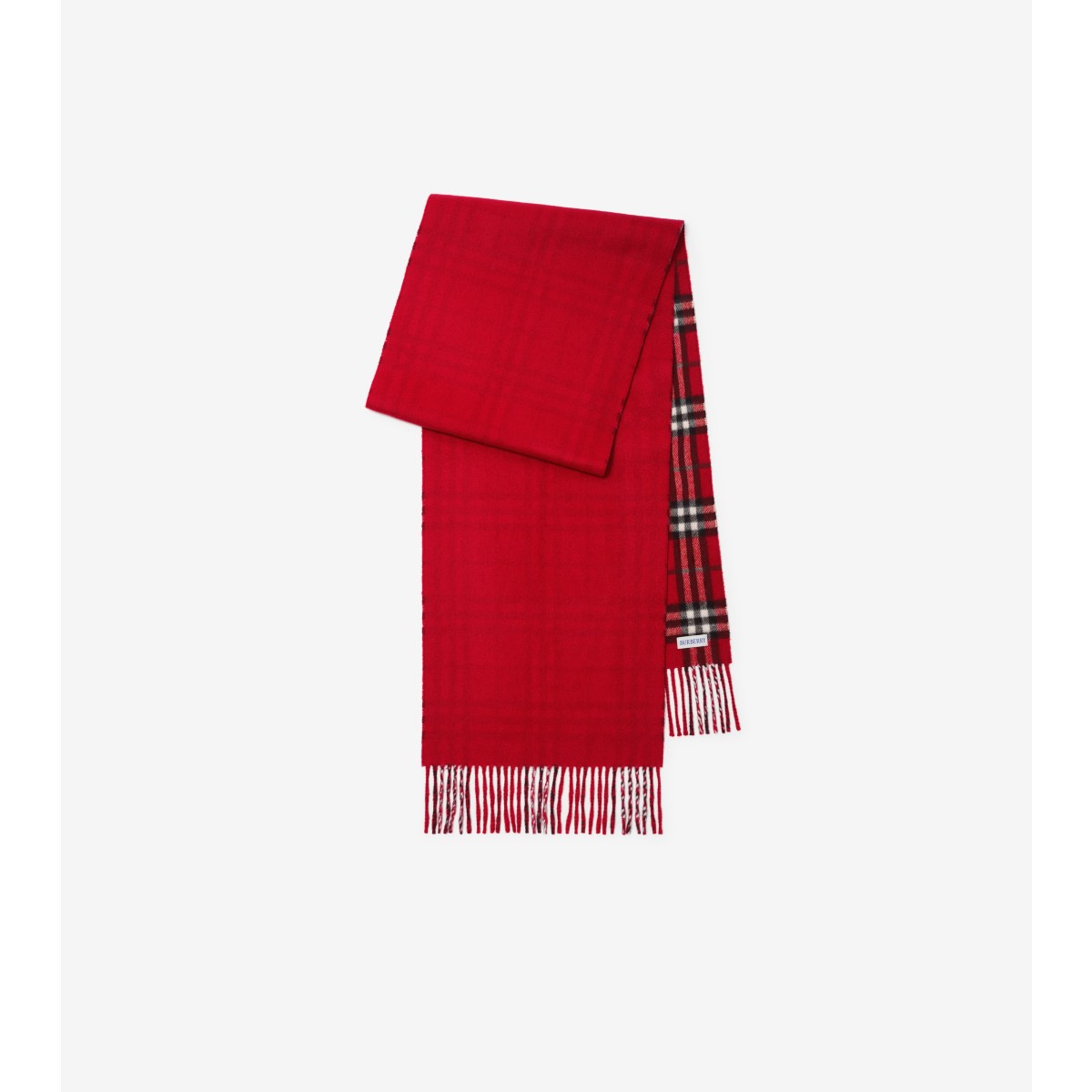  Check Reversible Cashmere Scarf