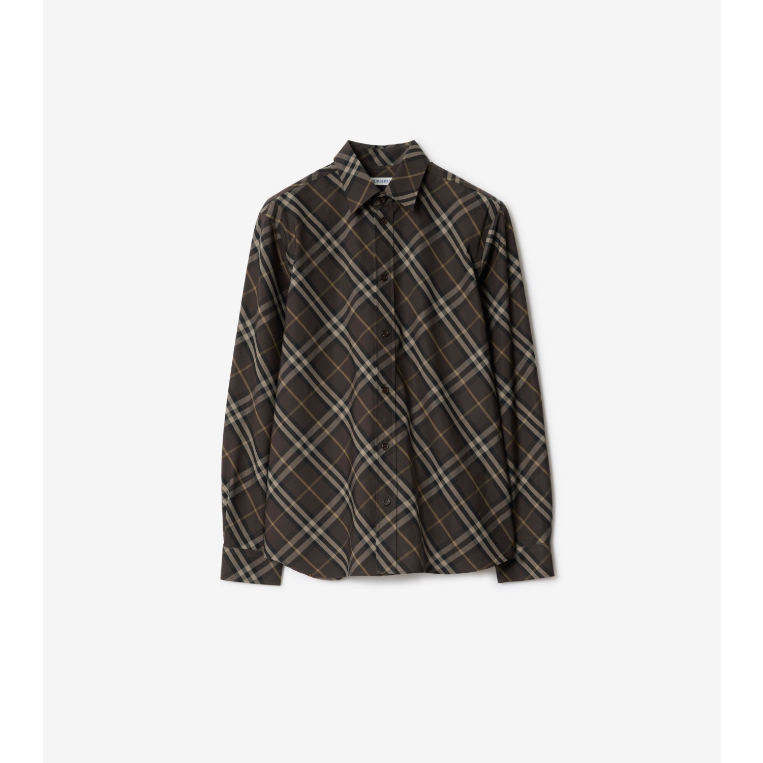 Relaxed Fit Check Cotton Shirt