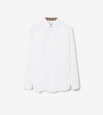 White burberry button down new arrivals