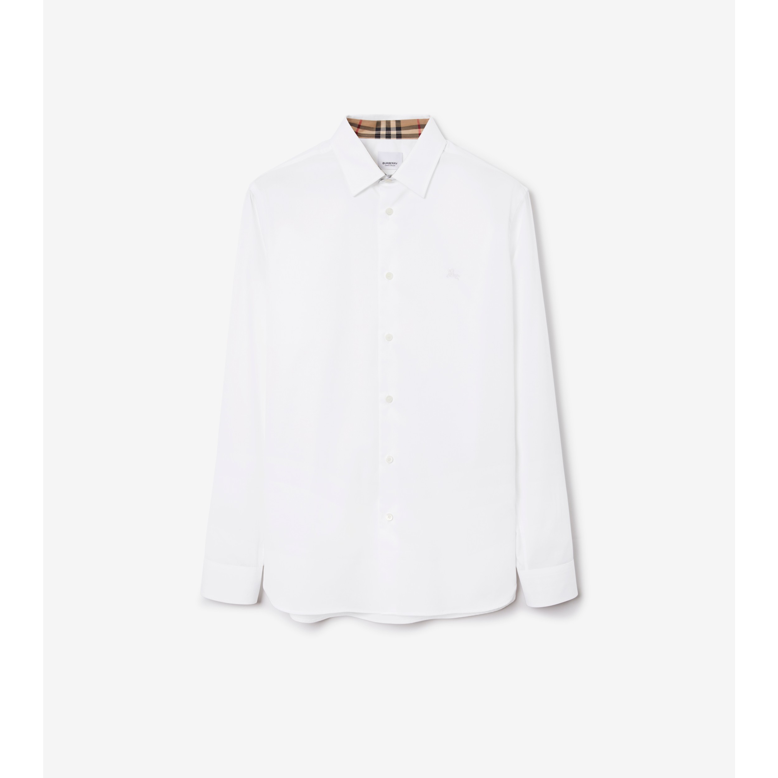 White store burberry top