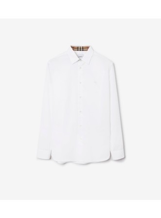 Burberry button cheap down white