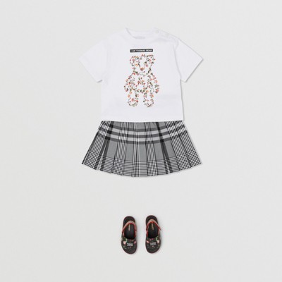 burberry estampado blanco