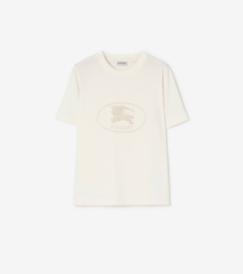 Knight Stamp Cotton T shirt Chalk ®