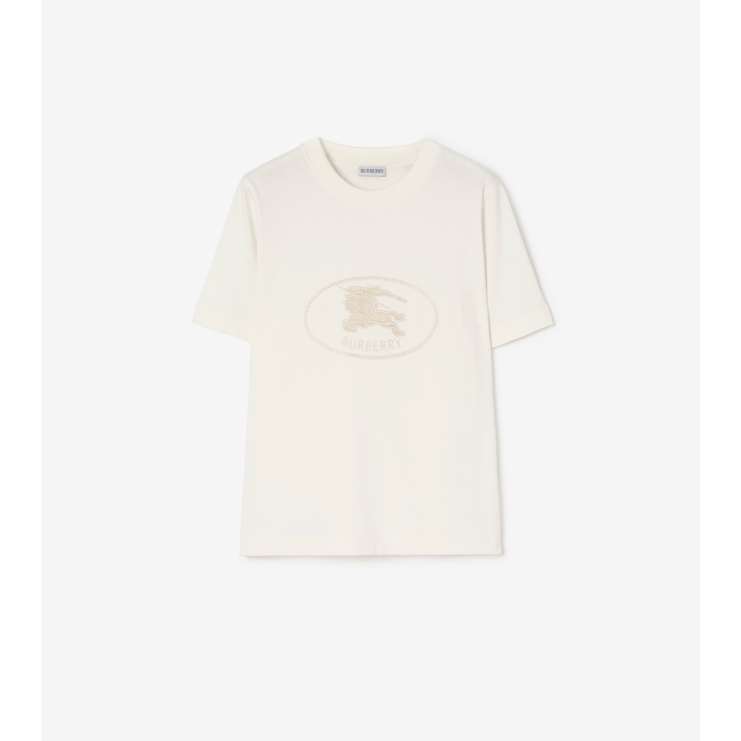 Knight Stamp Cotton T-shirt