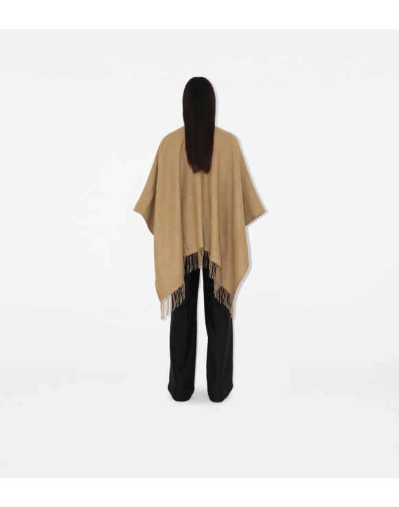 Ellezarra burberry lattice cloak poncho sweater hotsell