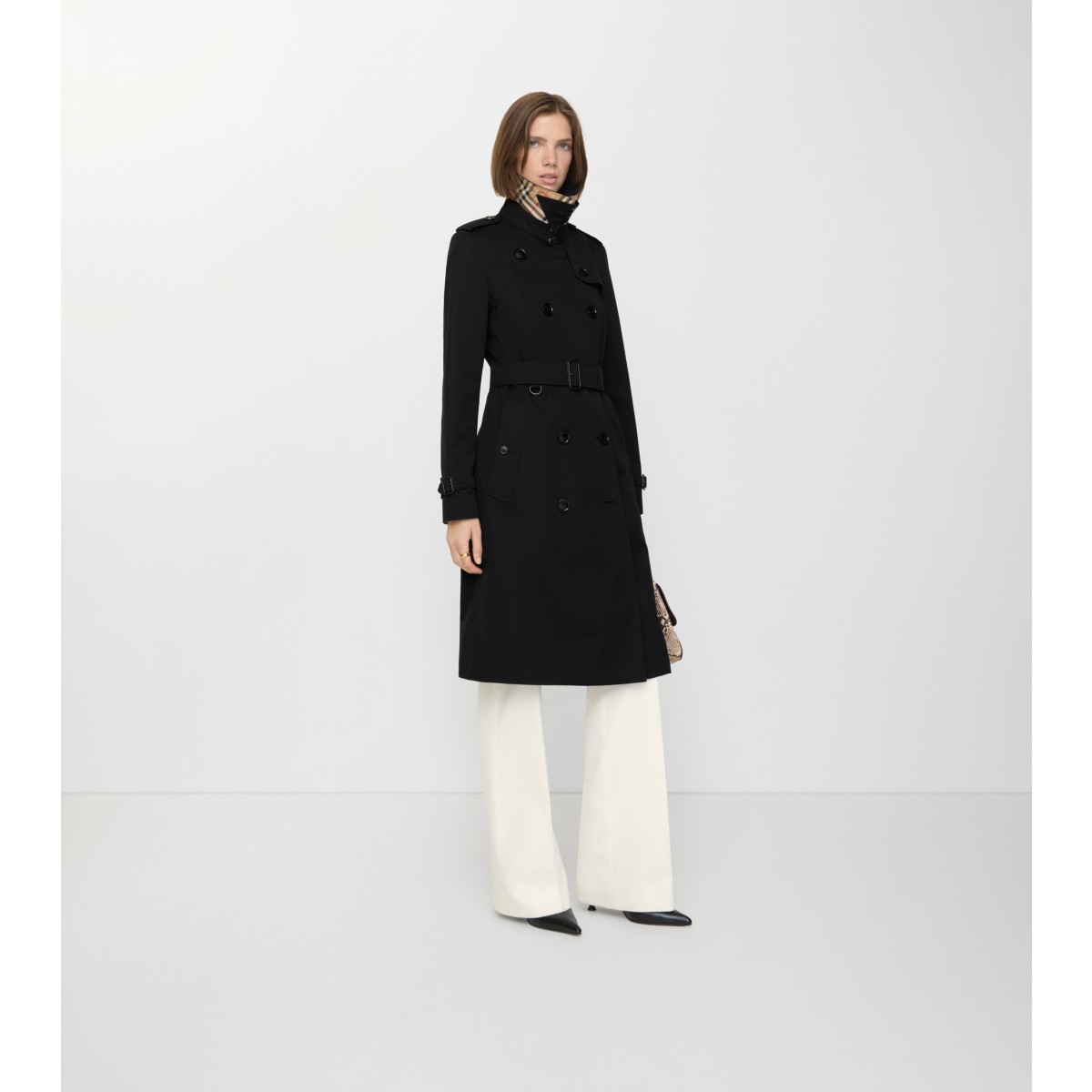  Check Long Chelsea Heritage Trench Coat