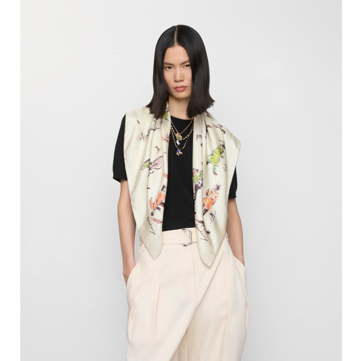 Paws on Parade Silk Scarf