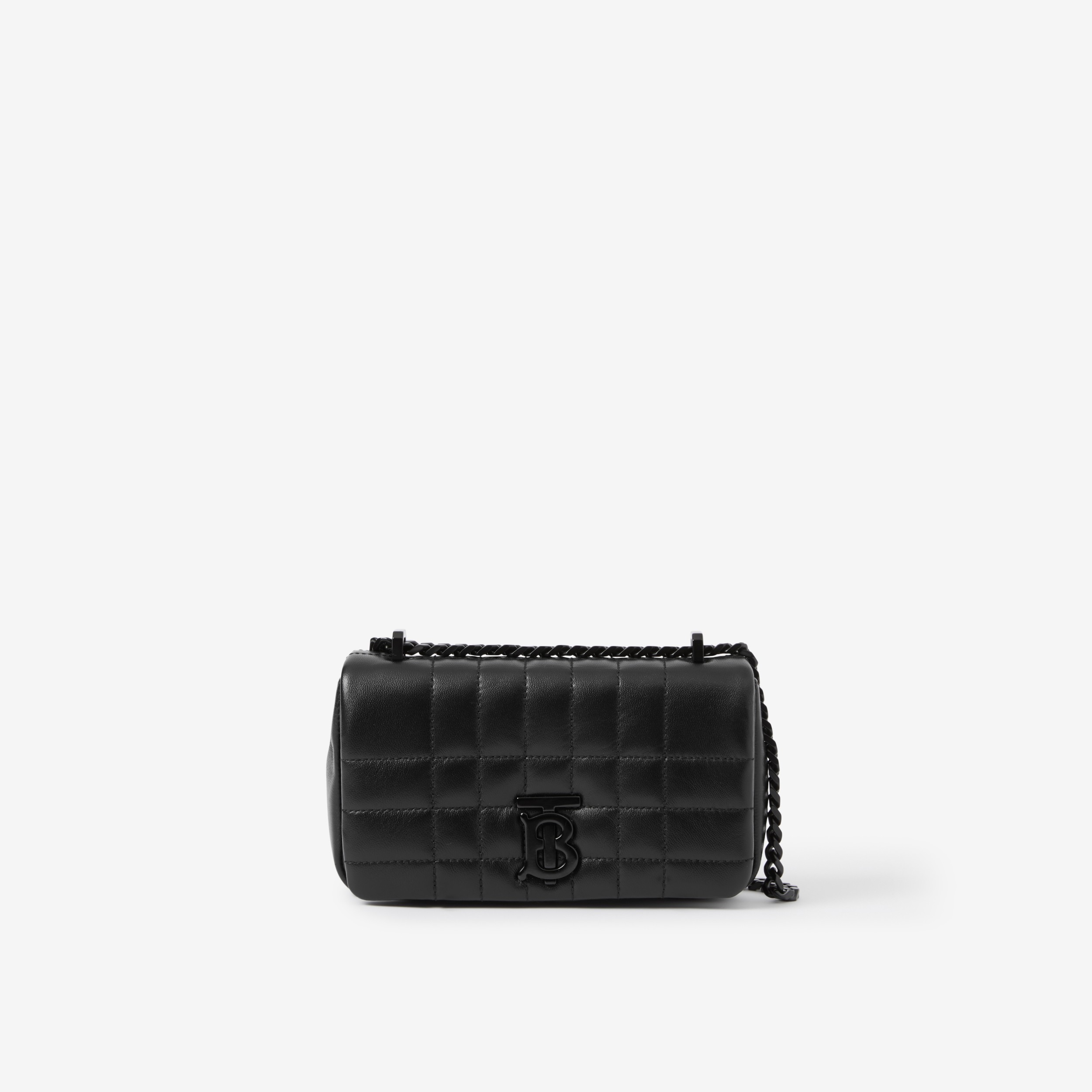 Quilted Leather Mini Lola Bag in Black - Women | Burberry® Official