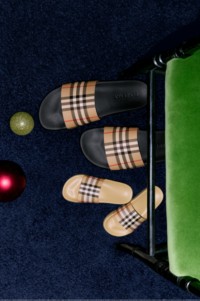 Burberry Winter 2025 Campaign Featuring Men's Terrace Sneakers in colour Black