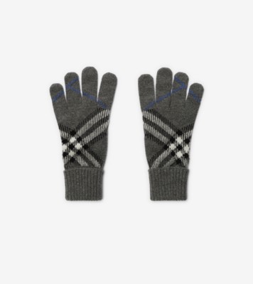 Check Cashmere Blend Gloves Marlborough ®