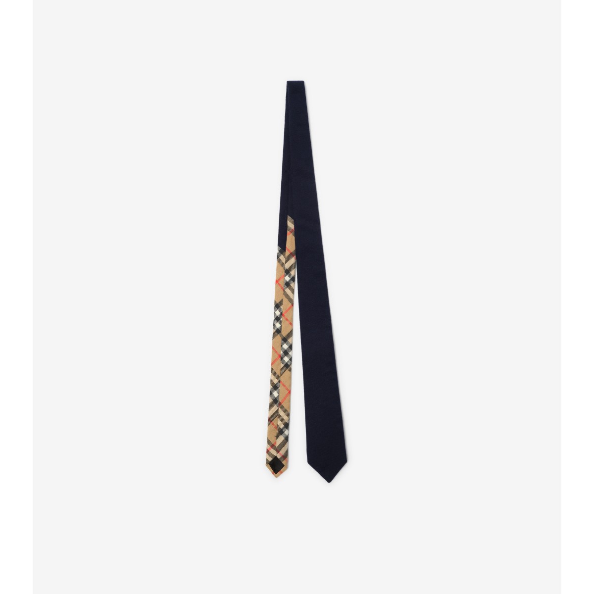 Check Wool Cashmere Tie