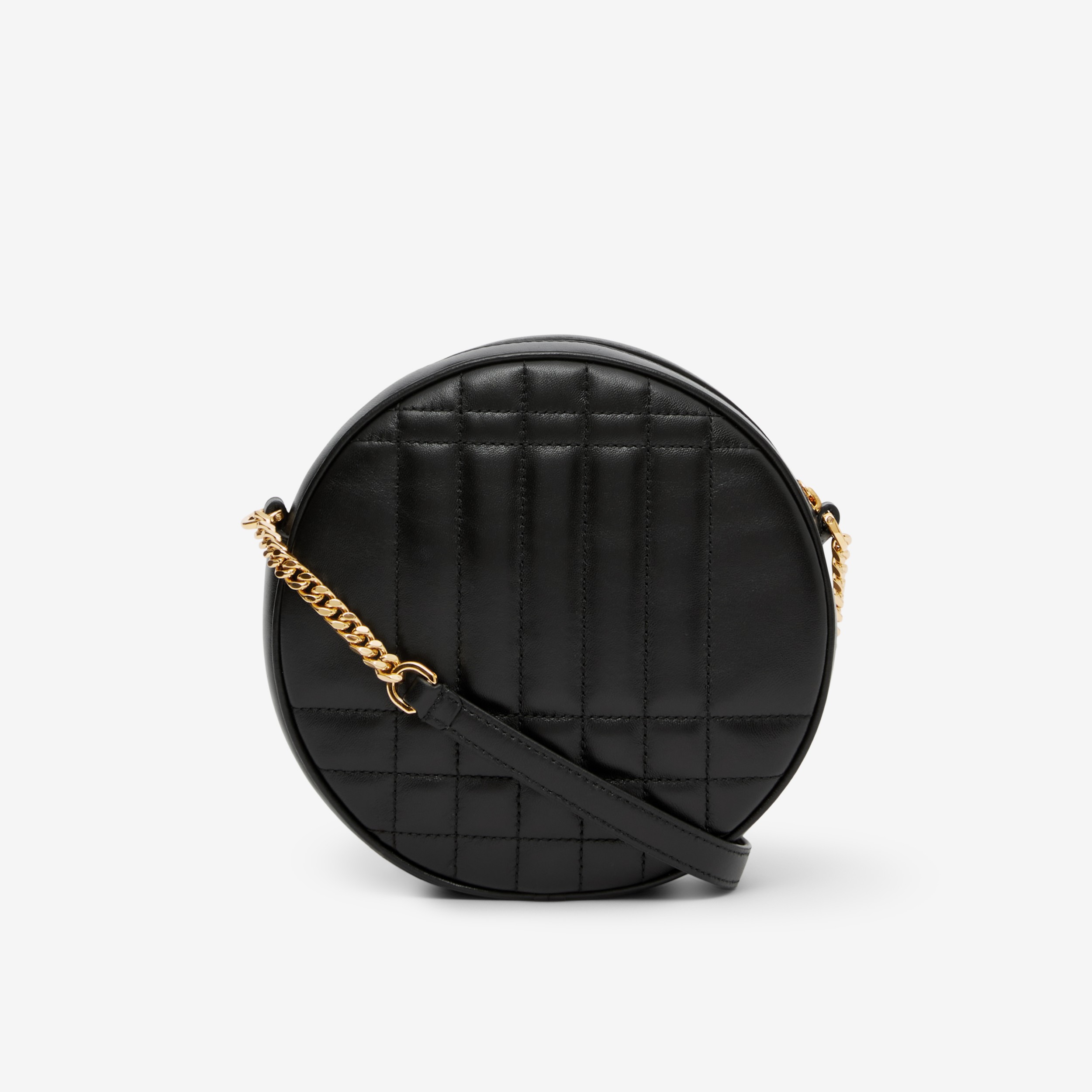 Quilted Leather Louise Bag in Black/light Gold - Women | Burberry® Official - 3