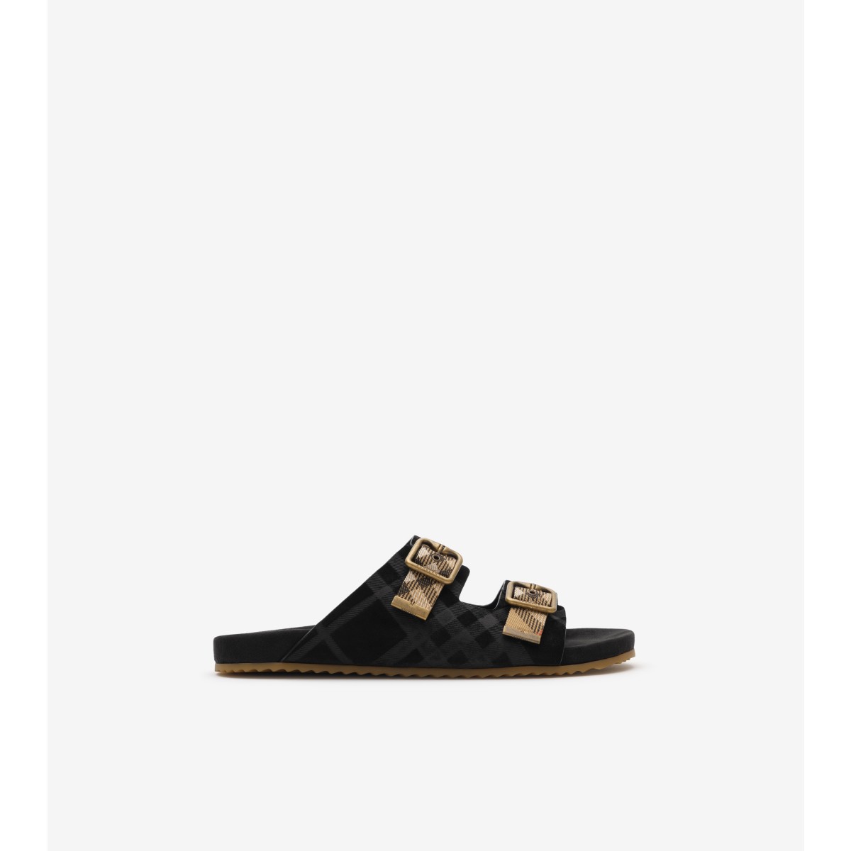  Check Suede Urchin Sandals