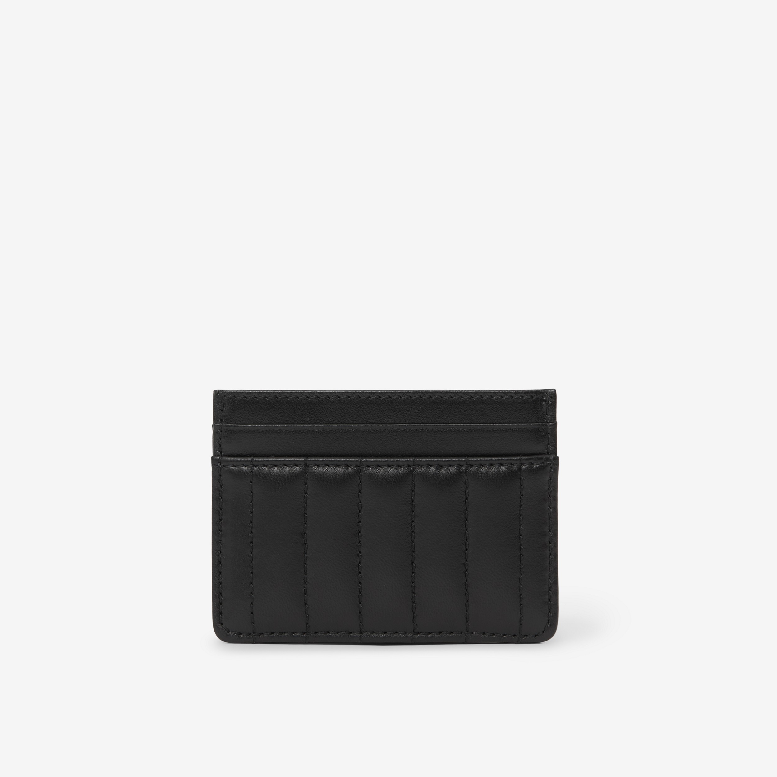 Quilted Leather Lola Card Case in Black/black - Women | Burberry® Official - 3