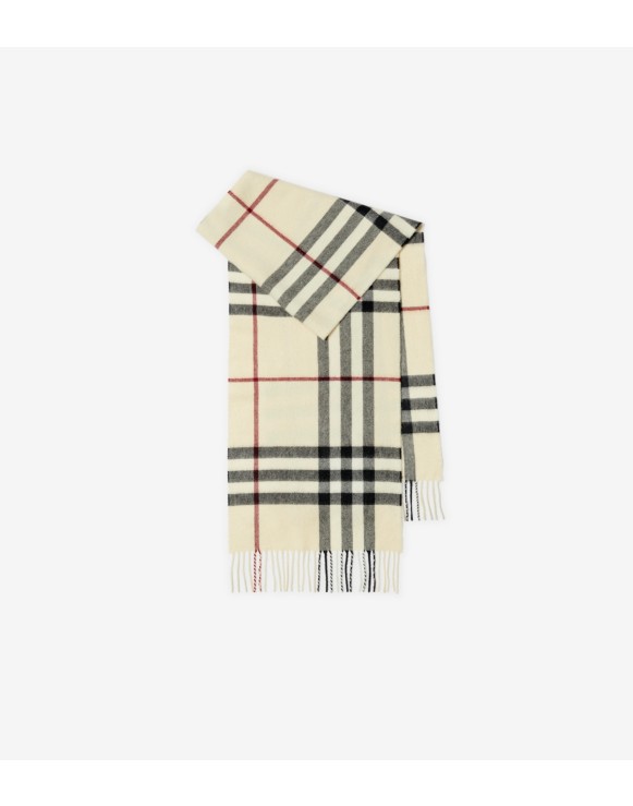 Check Cashmere Scarf