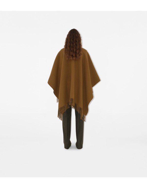 Cape en laine Check